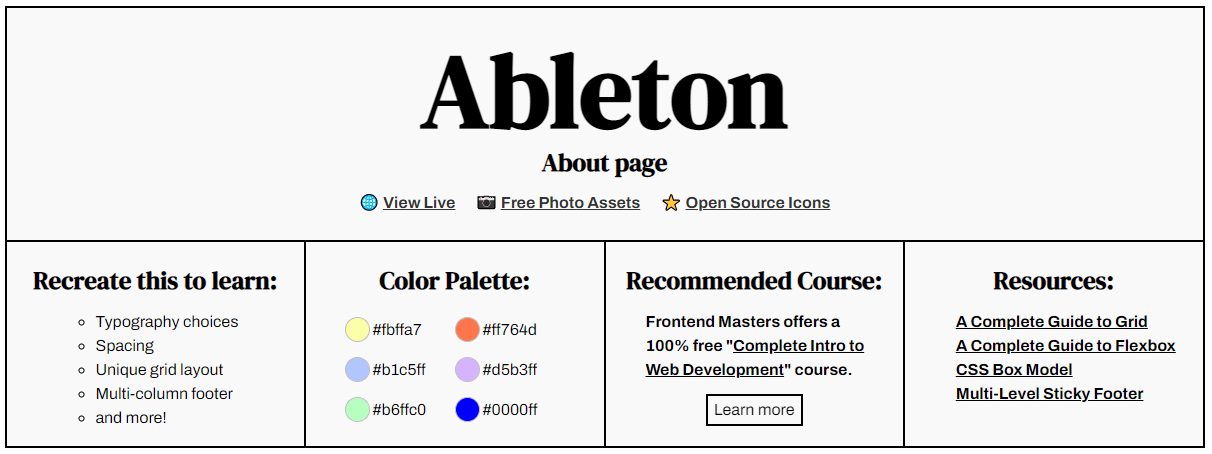 Ableton project examples